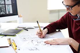 A writer making characters with purpose